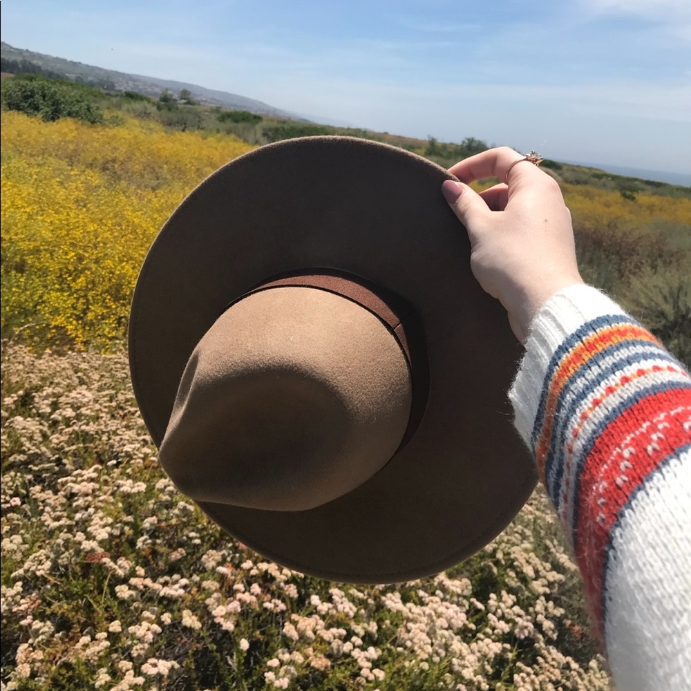 free people brown western hat